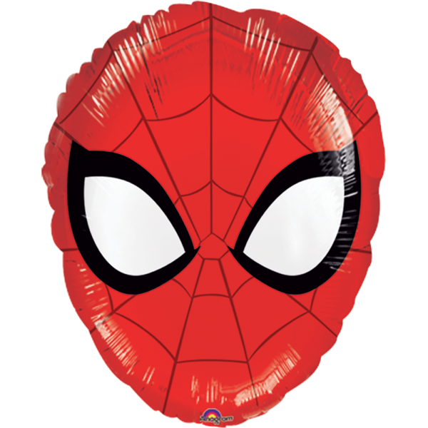 Globo Metalico Spider Man de Cumpleaños, 18 Pulgadas en Forma de Silueta,  Marca Anagram - Factor Fiesta